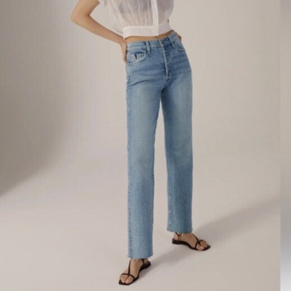 NWT FAVORITE DAUGHTER The Otto High Rise Boyfriend Ankle - Telluride Size 24